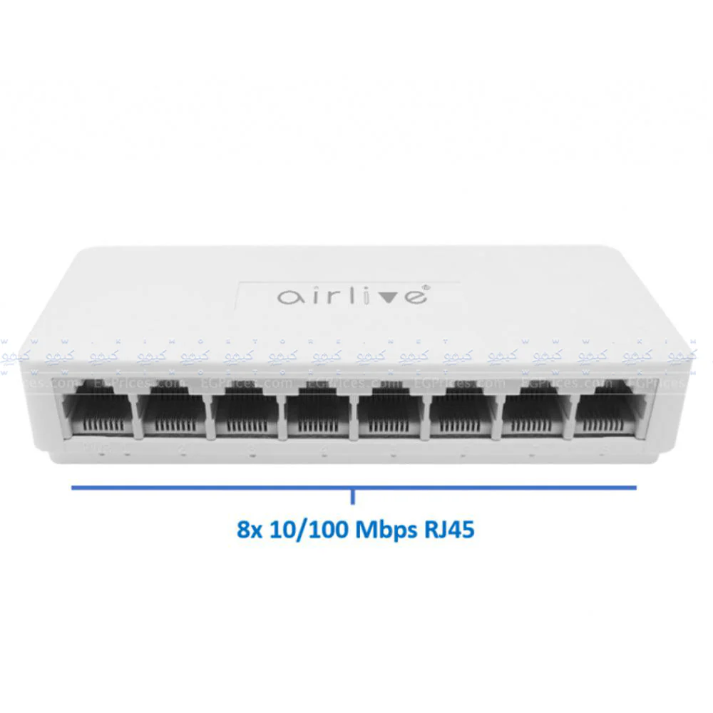 AirLive Live-8E Unmanaged Desktop Switch 8 Ports 10/100Mbps - Image 2