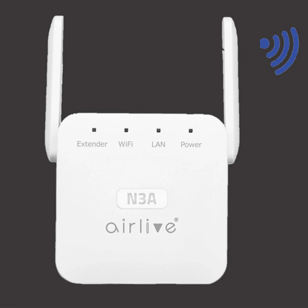 AirLive N3A Wi-Fi Range Extender 2 Antenna 300Mbps - Image 4