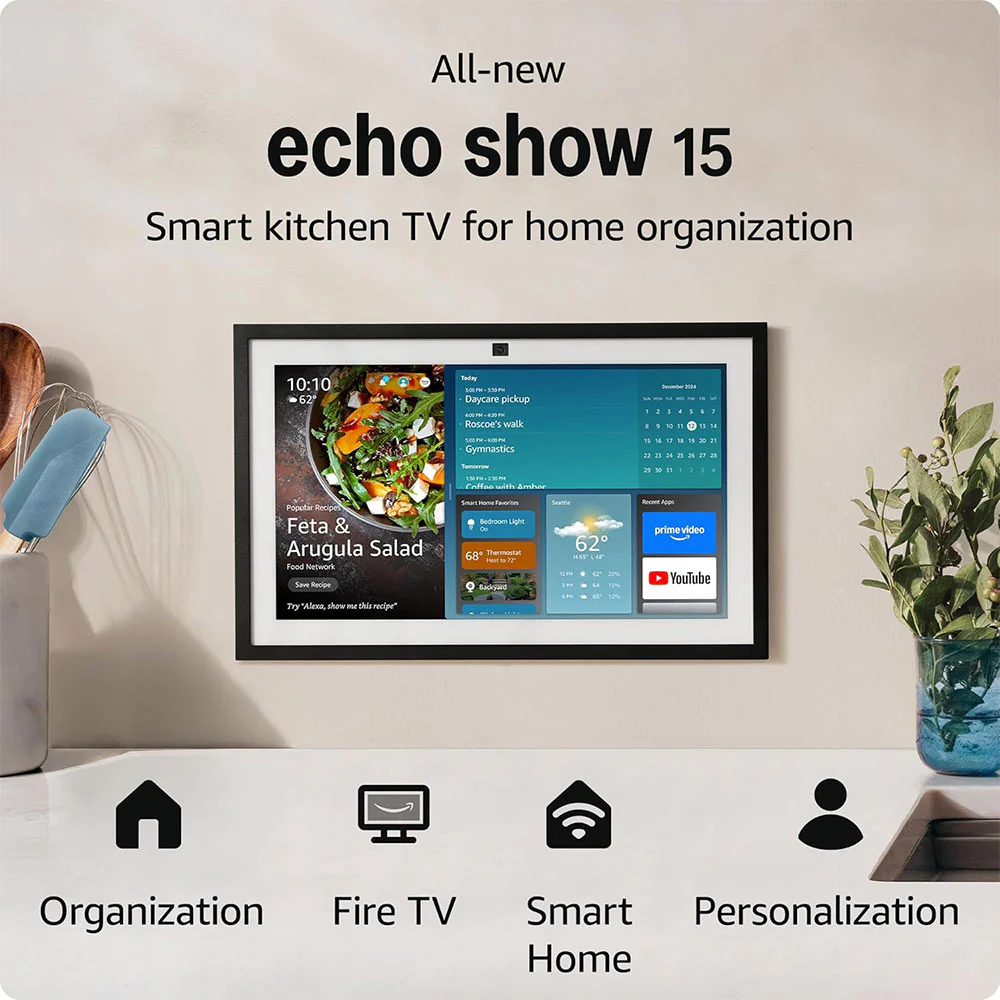 Amazon Echo Show 15 2nd Generation FHD 15.6 Inch Smart Display With Alexa & Fire TV - Image 13