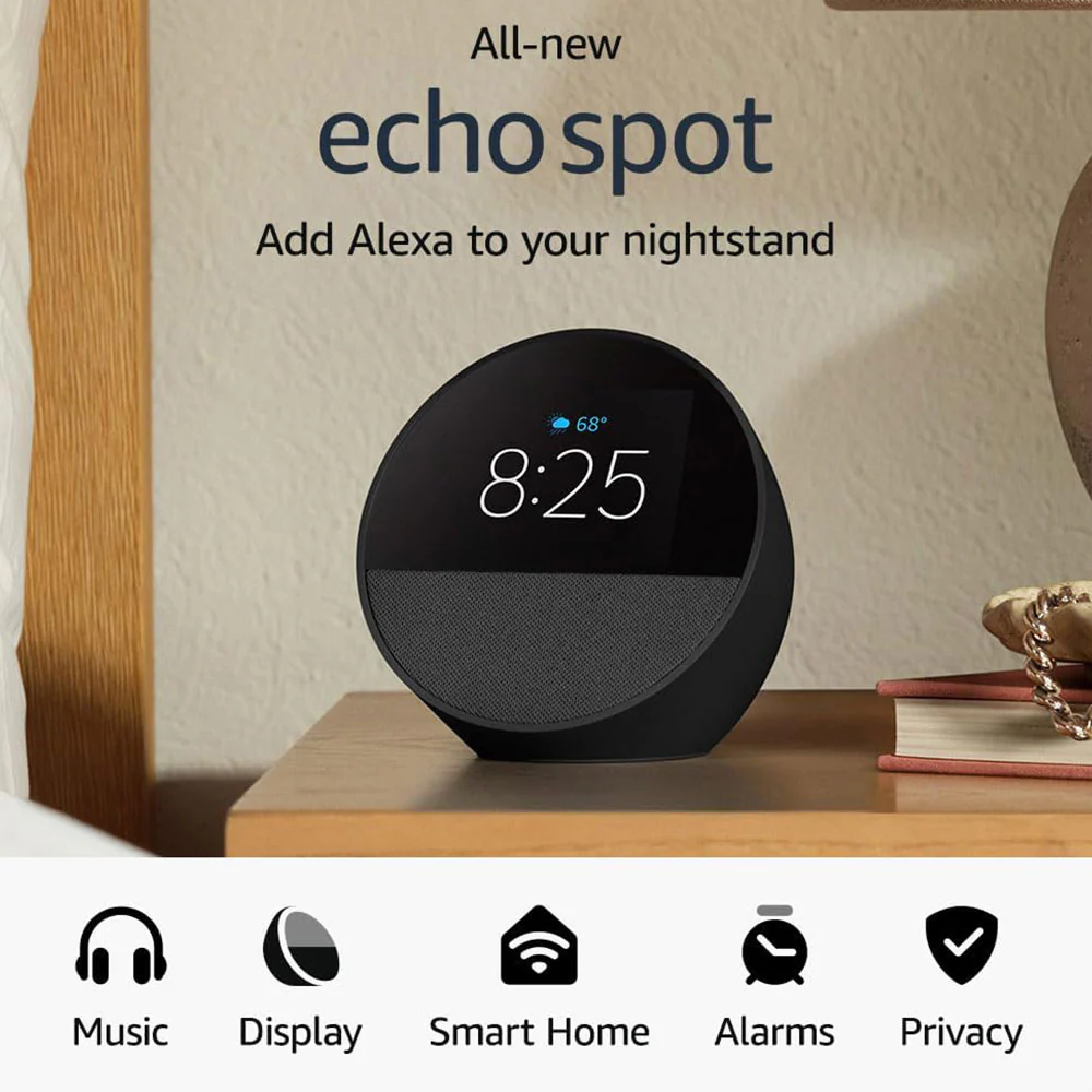 Amazon Echo Spot (2024) Smart Speaker With Alexa - Image 4