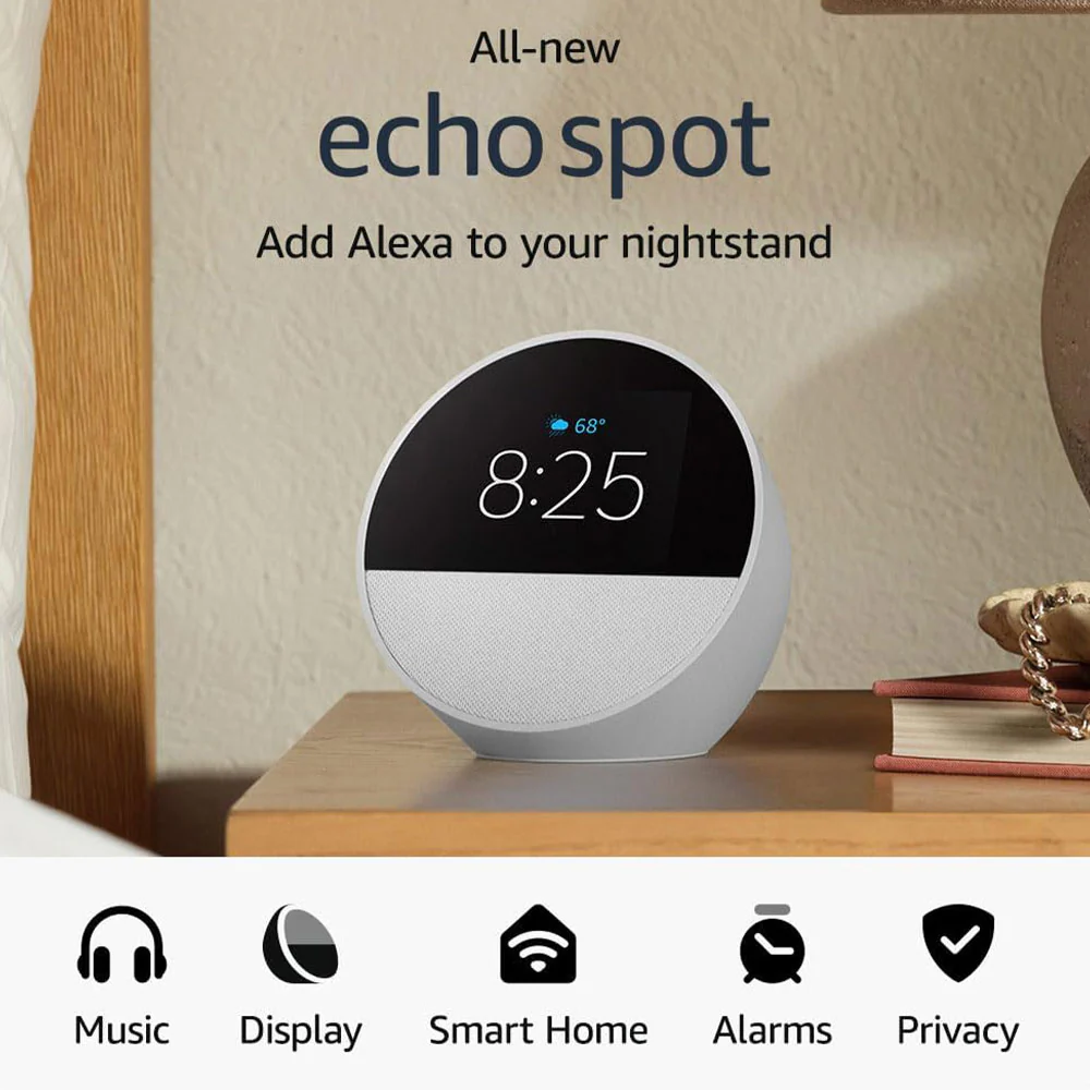Amazon Echo Spot (2024) Smart Speaker With Alexa - Image 6