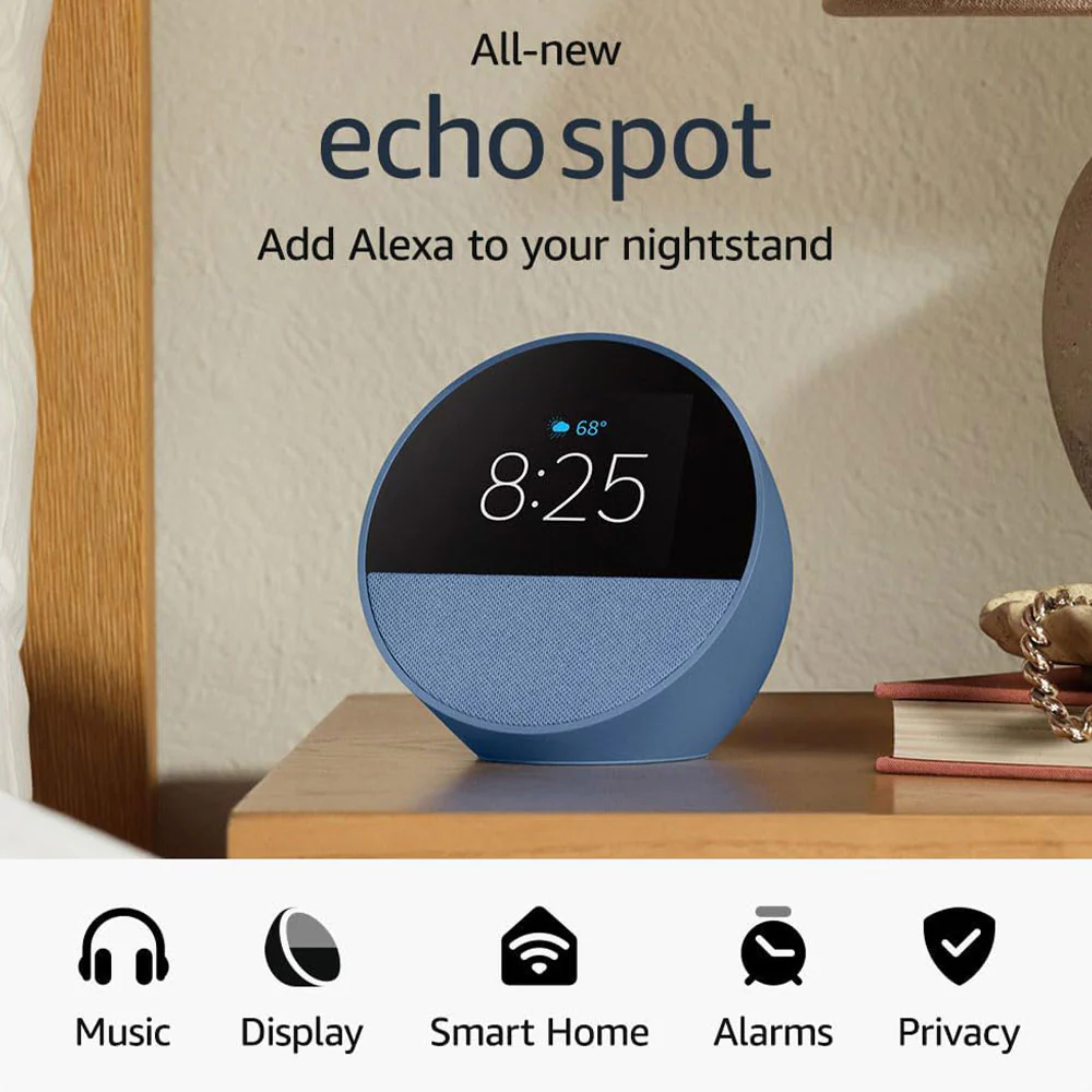 Amazon Echo Spot (2024) Smart Speaker With Alexa - Image 9