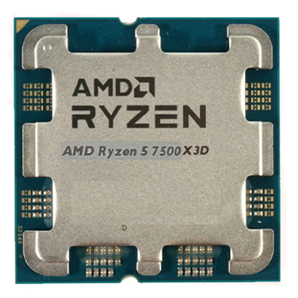 AMD Ryzen 5 7500X3D Processor (4.5GHz/102MB) 6 Core AM5 Tray (Without Fan) - Image 2
