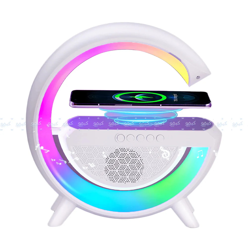 AN-2301 Smart RGB Lamp Speaker With Wireless Charger
