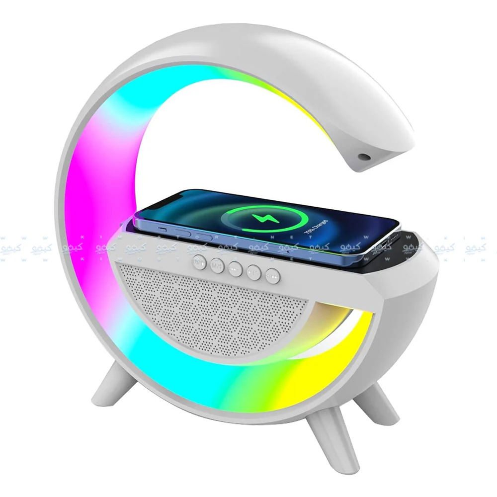 AN-2301 Smart RGB Lamp Speaker With Wireless Charger - Image 3