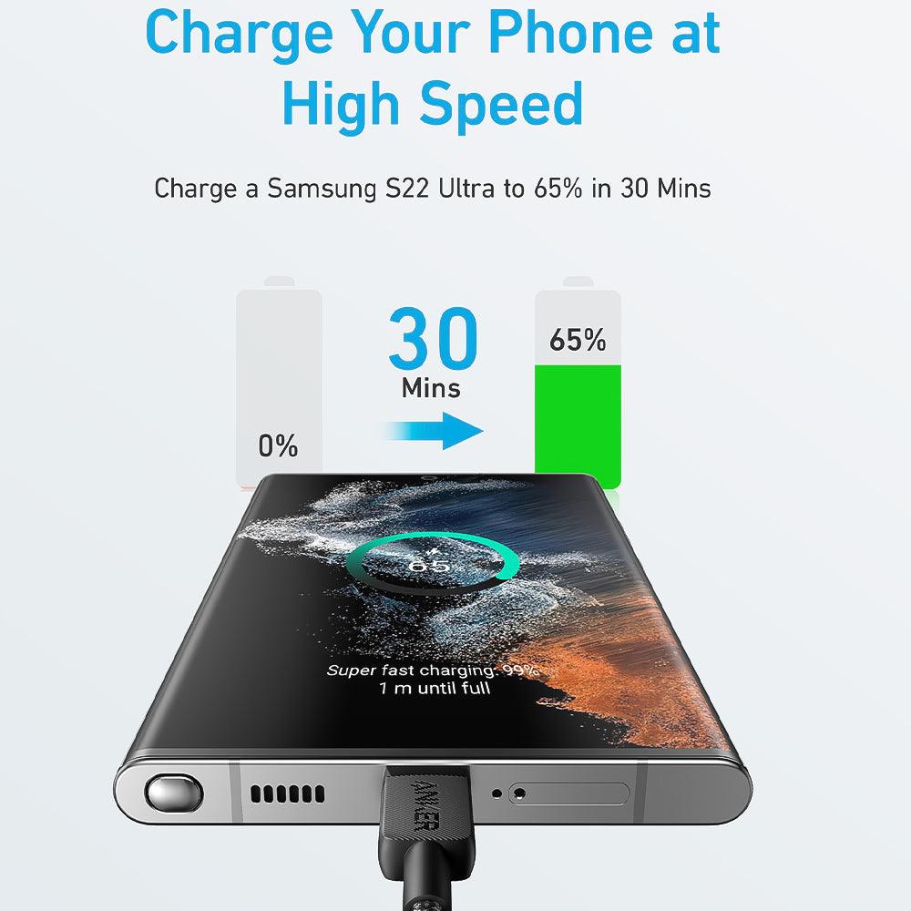 Anker 322 A81B5H11 Type-C To Lightning Cable 60W Fast Charging 0.9m - Black - Image 7