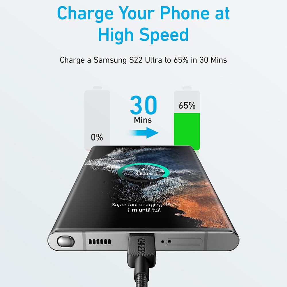 Anker 322 A81F5H11 Type-C To Type-C Cable 60W Fast Charging 0.9m - Image 5