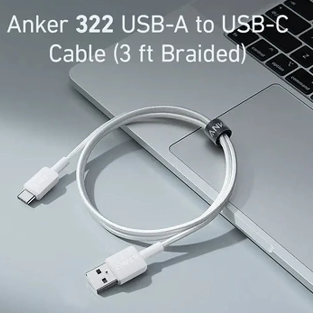 Anker 322 A81H5H21 USB To Type-C Cable 15W Fast Charging 0.9m - White - Image 8