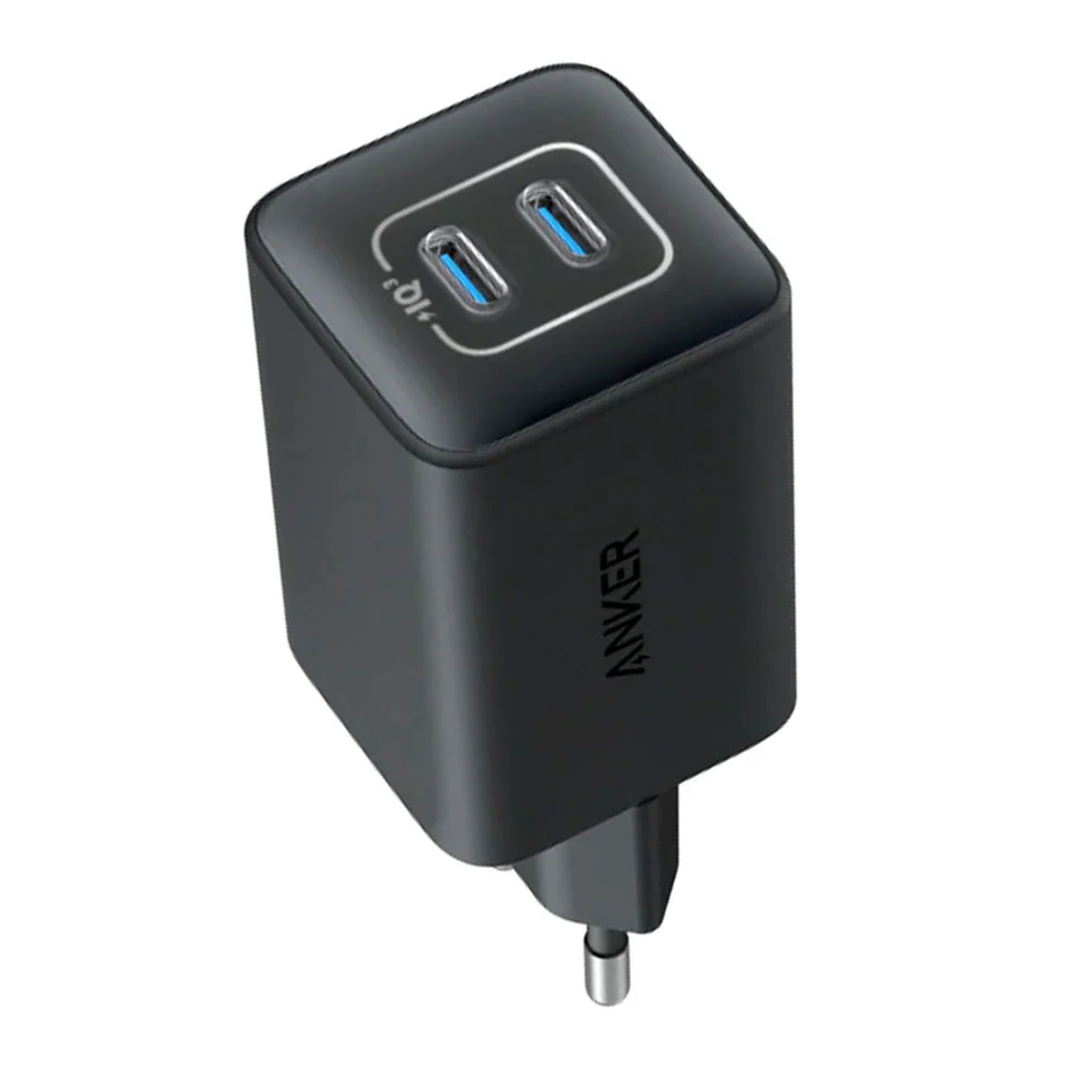 Anker 523 A2039L11 Nano 3 Wall Charger 2x Type-C 47W Fast Charging - Black