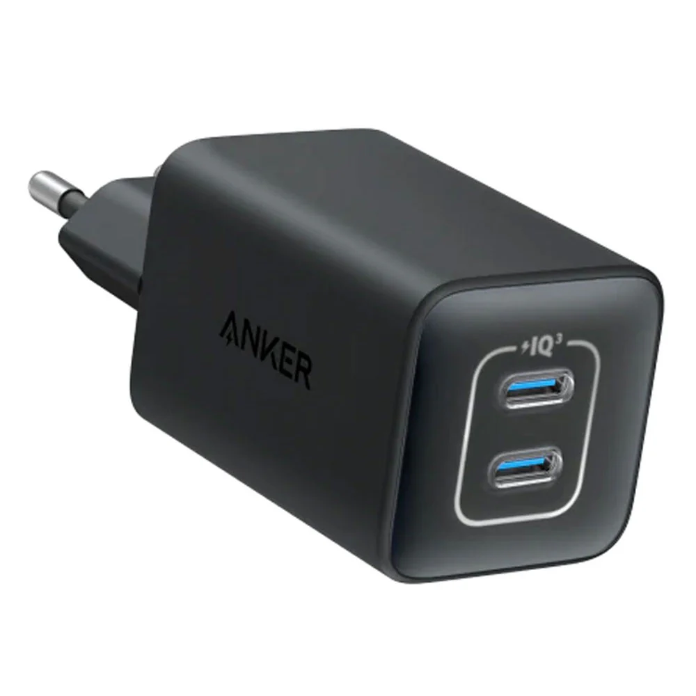 Anker 523 A2039L11 Nano 3 Wall Charger 2x Type-C 47W Fast Charging - Black - Image 2