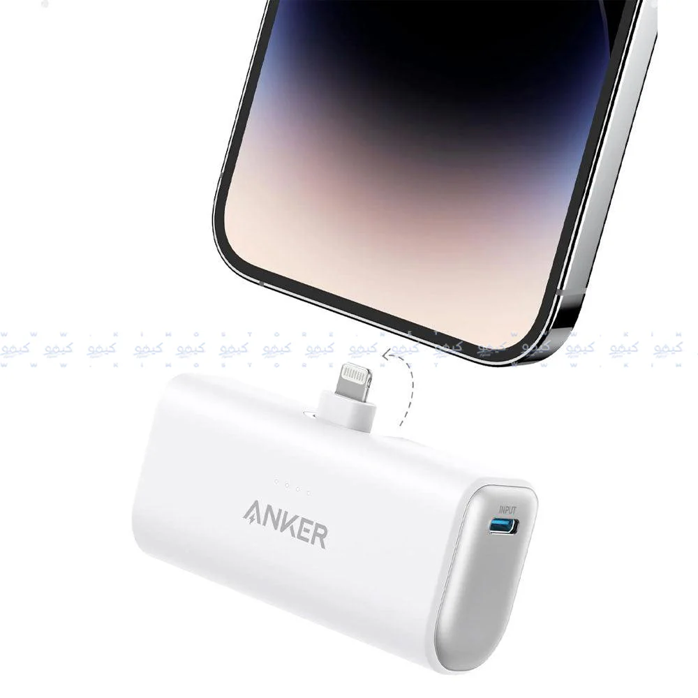 Anker 621 A1645H21 Nano Power Bank Type-C + Lightning Connector 12W 5000mAh - White - Image 2