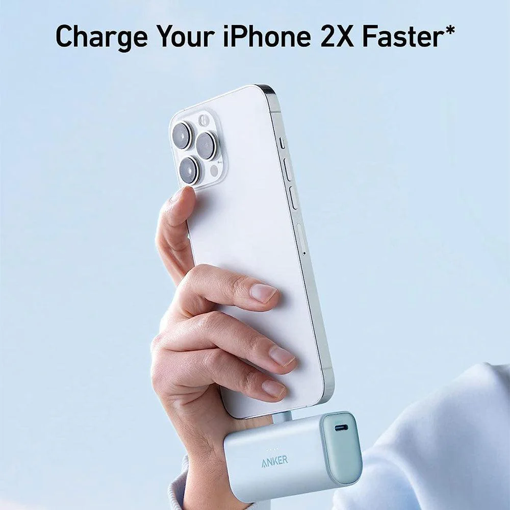 Anker 621 A1645H21 Nano Power Bank Type-C + Lightning Connector 12W 5000mAh - White - Image 5