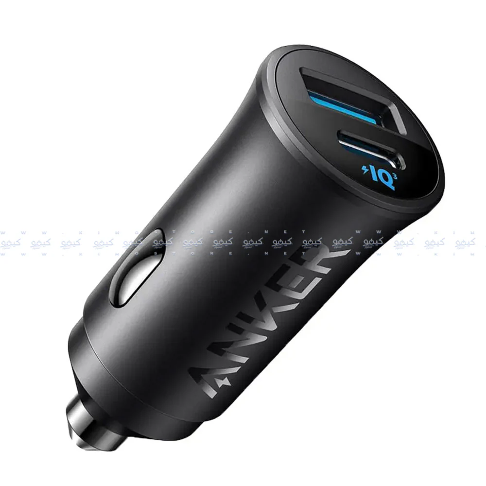 Anker A2741H11 Car Charger Type-C + USB 30W Fast Charging - Black - Image 2