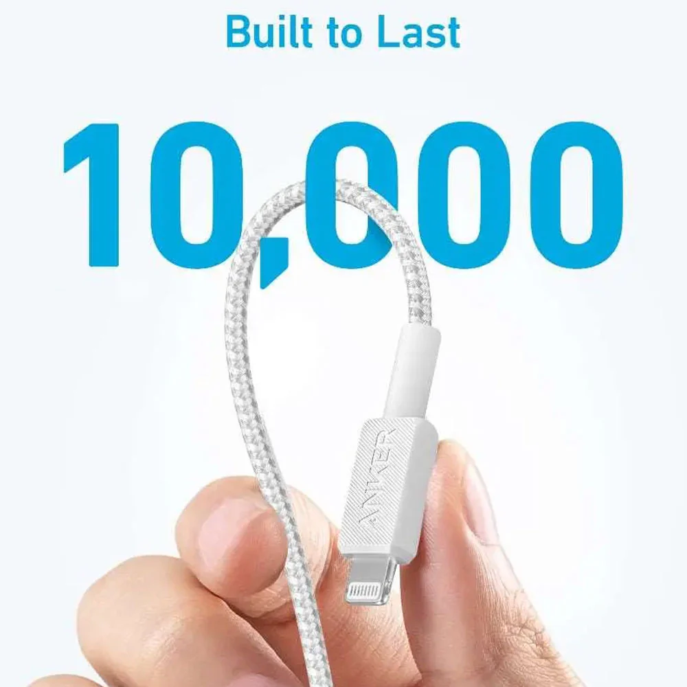 Anker 322 A81B6H21 Type-C To Lightning Cable Fast Charging 1.8m - White - Image 6