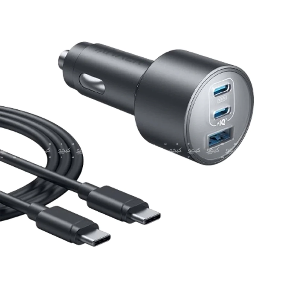 Anker Nano B2737HA1 Car Charger USB + 2x Type-C + Type-C Cable 167.5W Fast Charging - Image 2