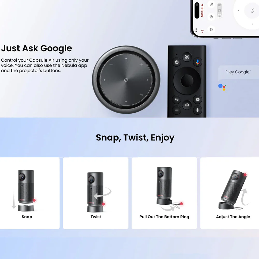 Anker Nebula Capsule Air Google TV Projector - Image 14