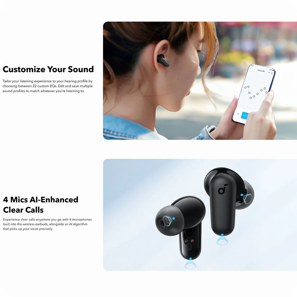 Anker Soundcore P30i A3959Z31 ANC Earbuds - Blue - Image 12
