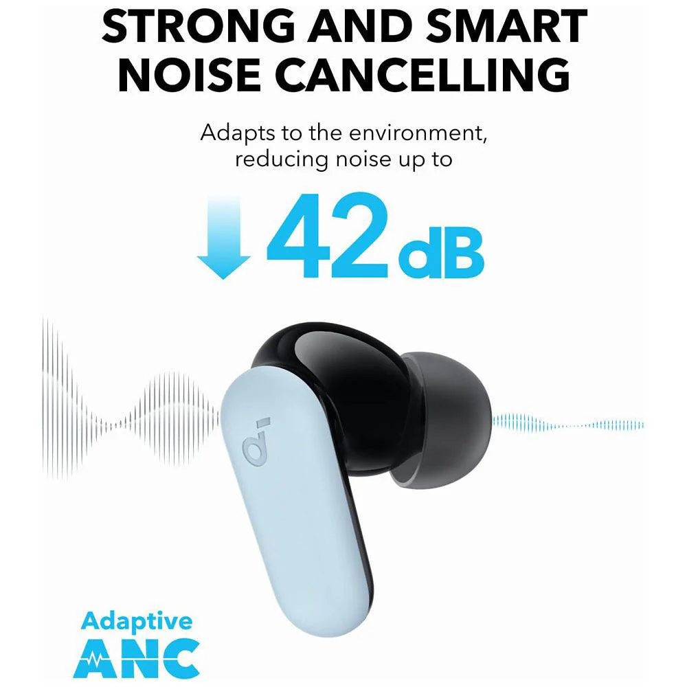 Anker Soundcore P30i A3959Z31 ANC Earbuds - Blue - Image 9