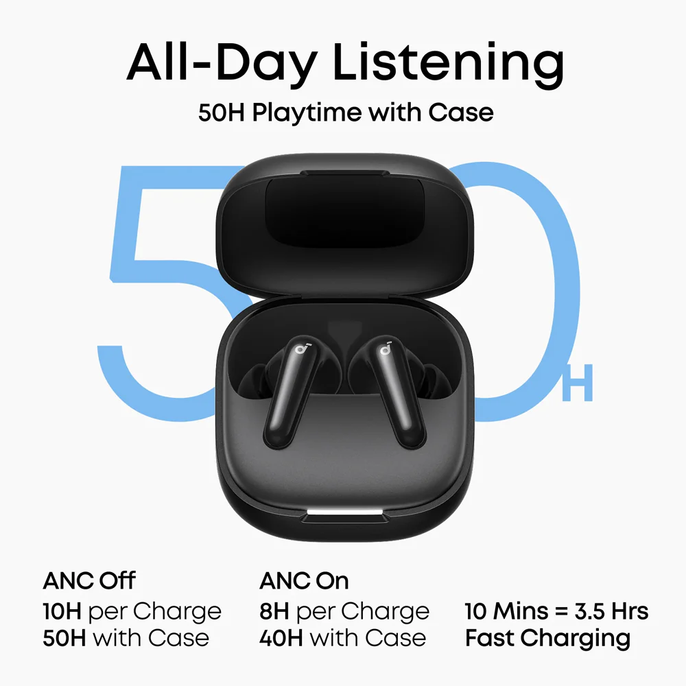 Anker Soundcore P31i D1202Z11 ANC Earbuds - Black - Image 5