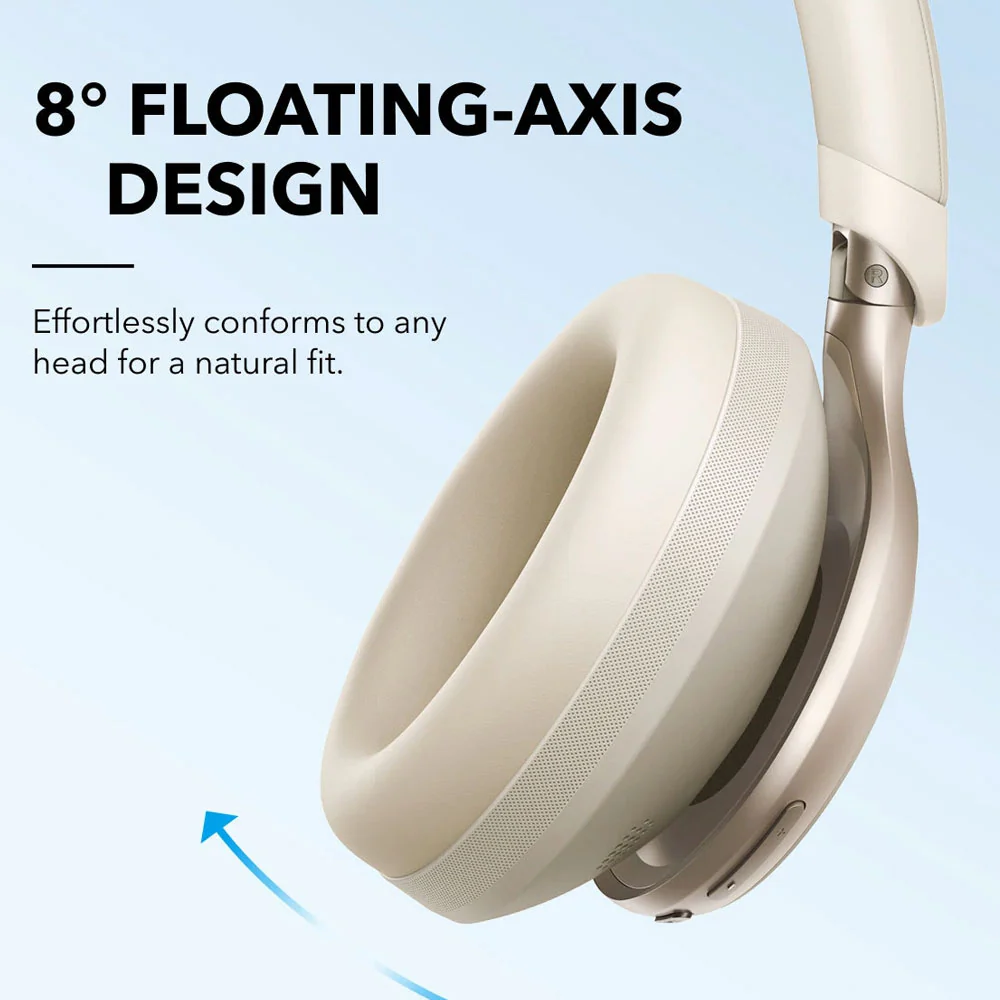Anker Soundcore Space One A3035021 ANC Bluetooth Headphone - White - Image 7