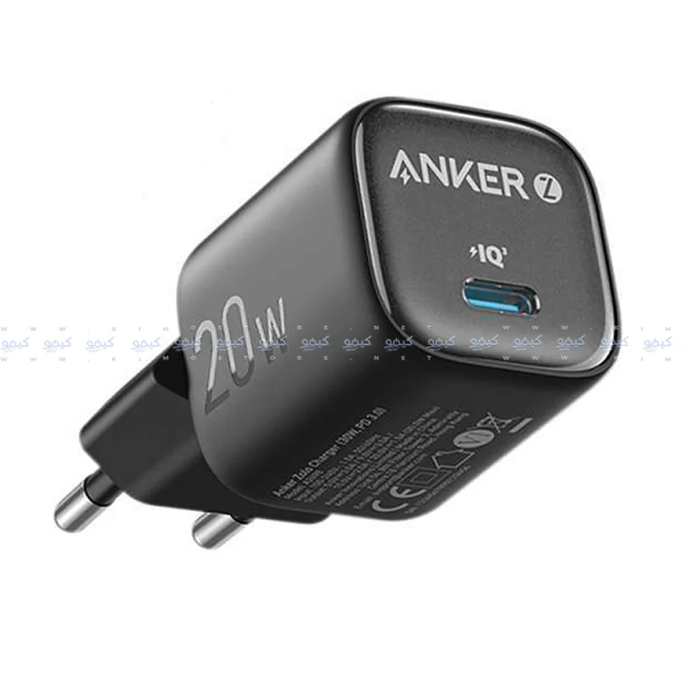 Anker Zolo A2699L11 Wall Charger Type-C 20W Fast Charging - Black - Image 2
