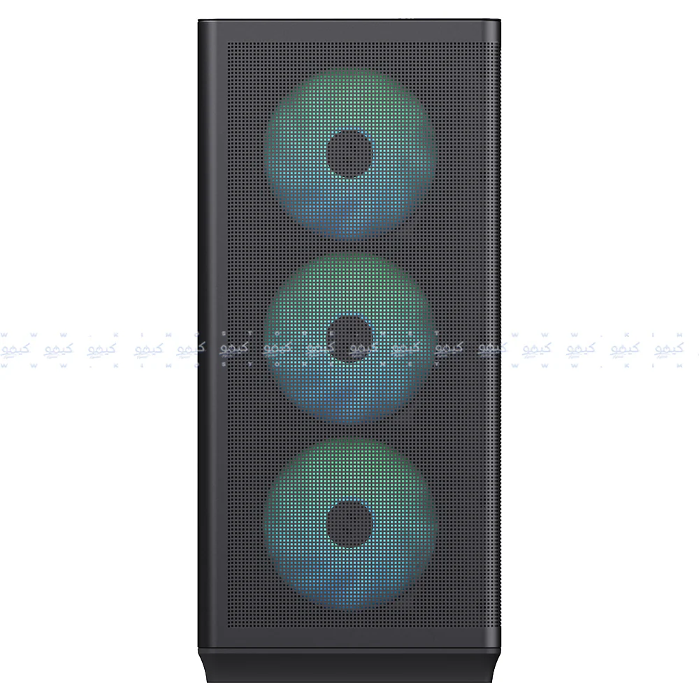 APNX C1-R-BK-V1 ARGB Gaming Mid Tower Case - Black - Image 2