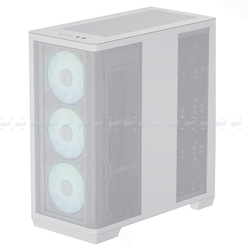 APNX C1-R-WT-V1 ARGB Gaming Mid Tower Case - White - Image 4