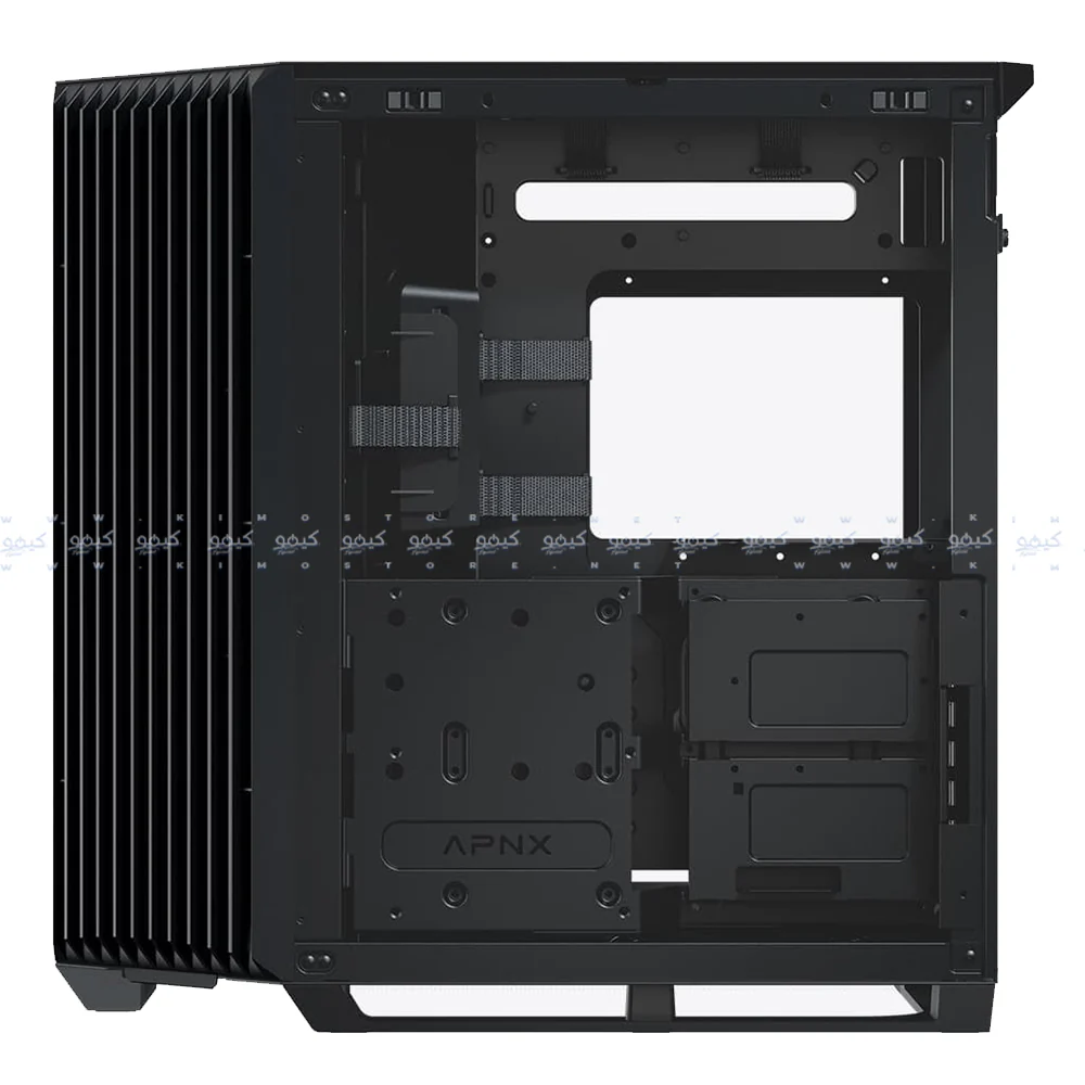 APNX V1-BK-V1 Mid Tower Case - Black - Image 8
