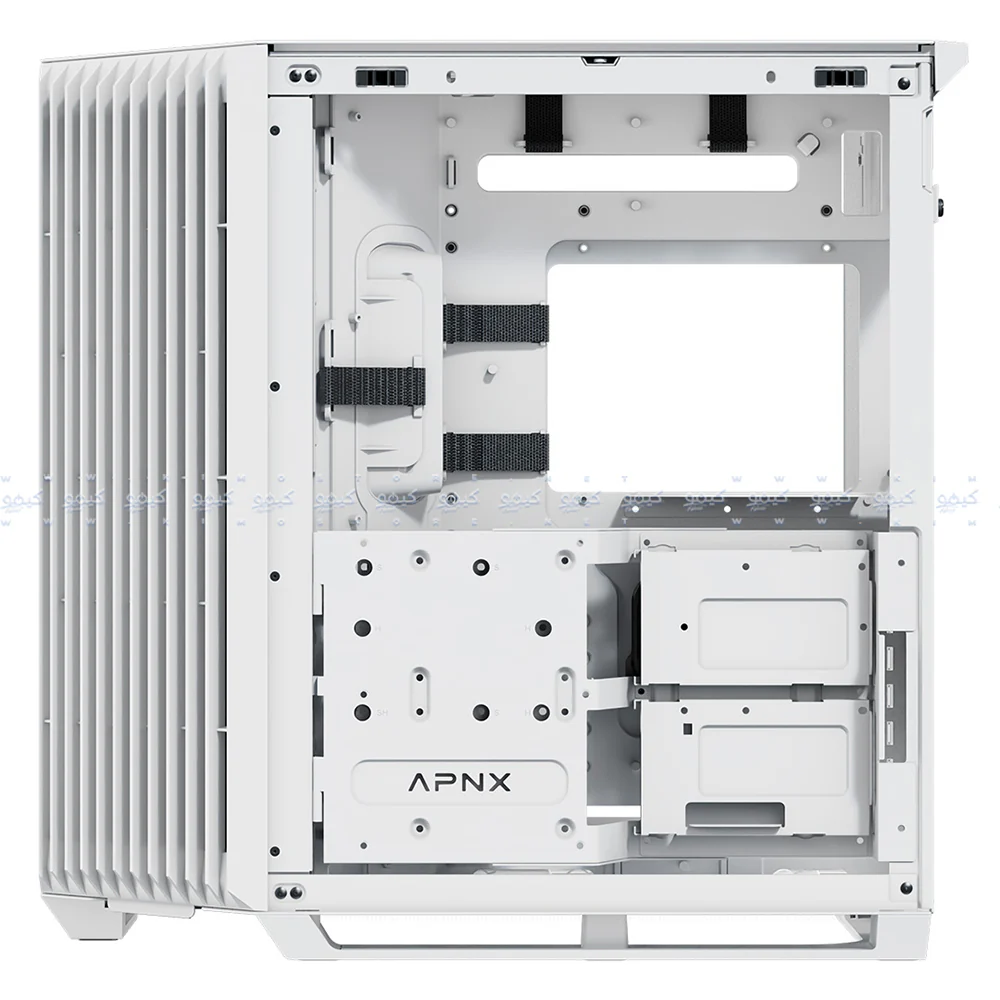 APNX V1-WT-V1 Mid Tower Case - White - Image 6