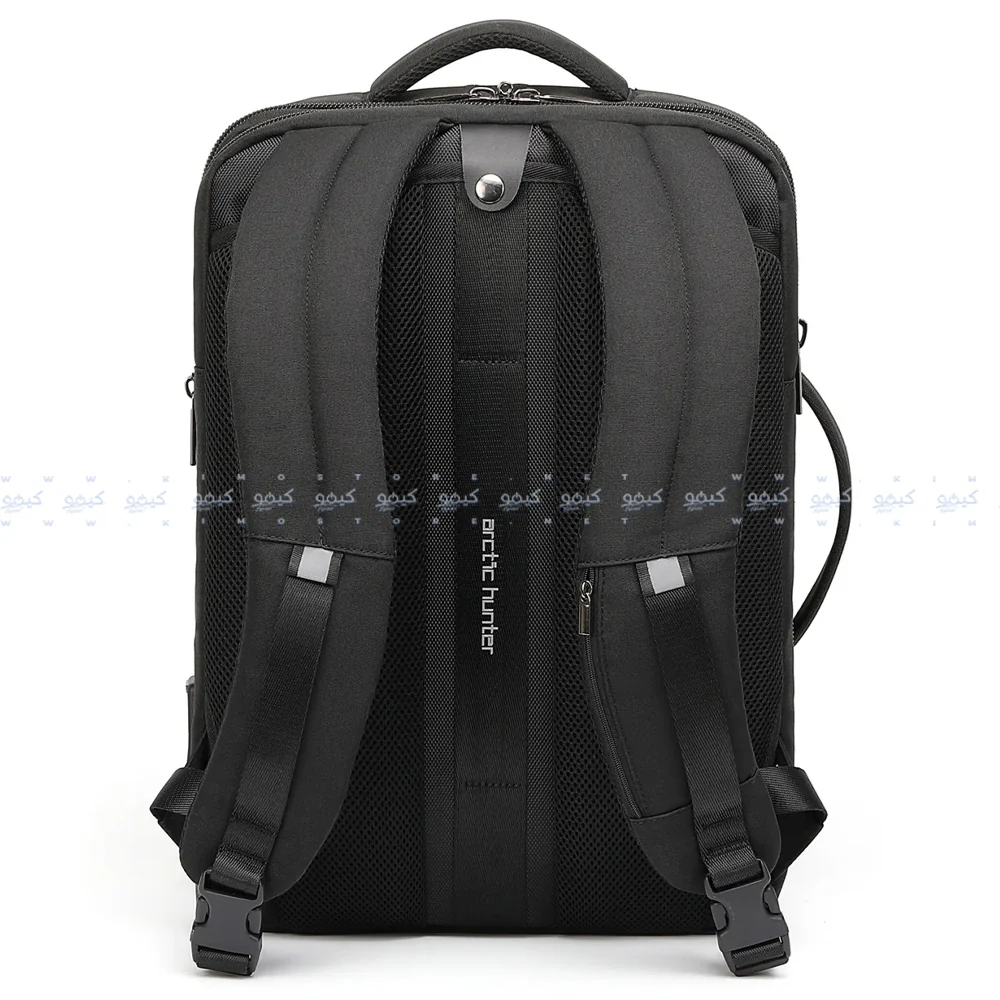Arctic Hunter B00345 Laptop Backpack - Black - Image 3