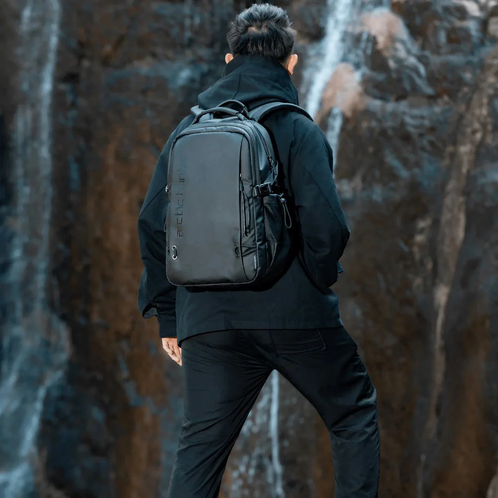 Arctic Hunter B00530 Laptop Backpack - Black - Image 8