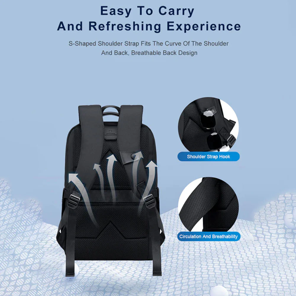 Arctic Hunter B00671 Laptop Backpack - Black - Image 12