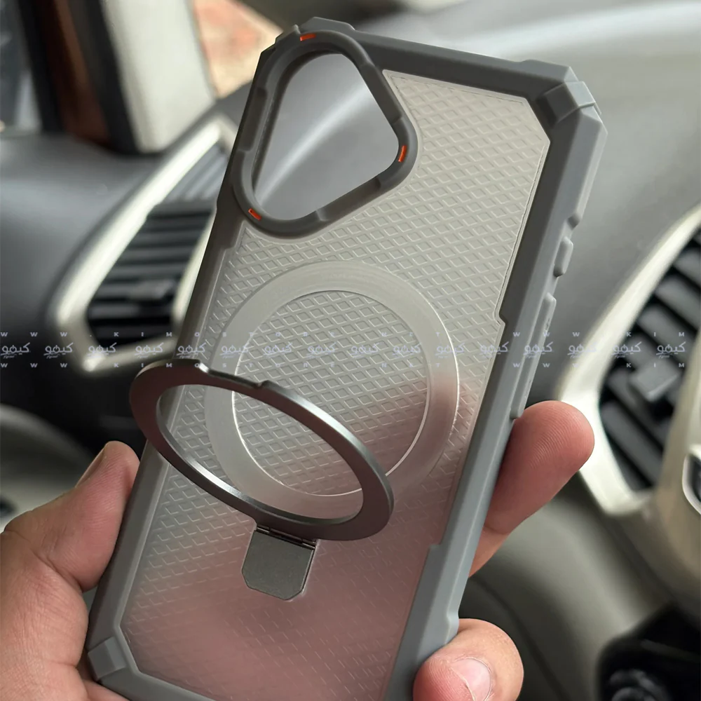 Armor Drop Protection Transparent Phone Cover With Stand iPhone 17 - Image 10