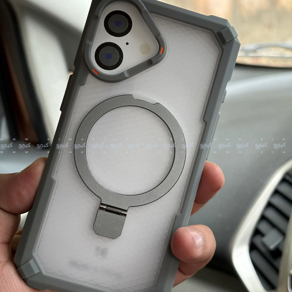 Armor Drop Protection Transparent Phone Cover With Stand iPhone 17 - Image 9