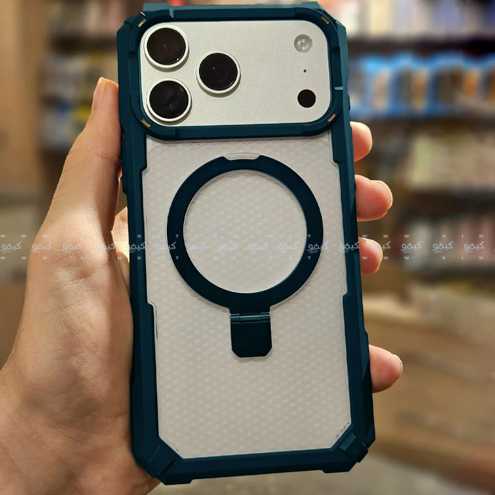 Armor Drop Protection Transparent Phone Cover With Stand iPhone 17 Pro Max - Image 2