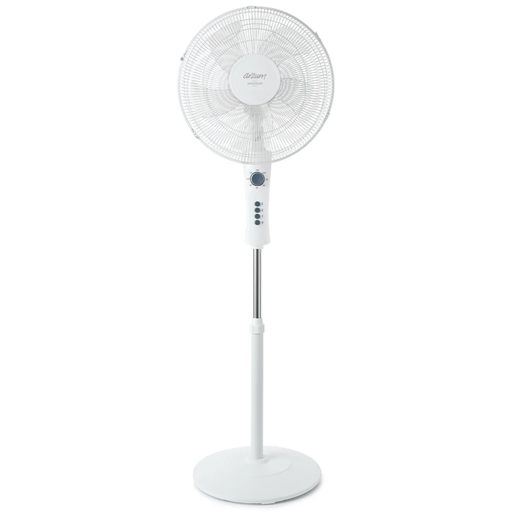 Arzum Okka Stand Fan Windream AR070-02 16 Inch - White