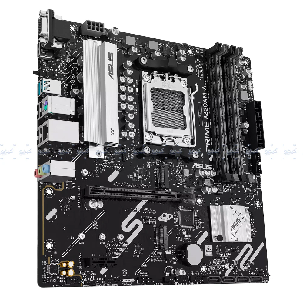 ASUS PRIME A620AM-A-CSM DDR5 Motherboard AM5 - Image 3