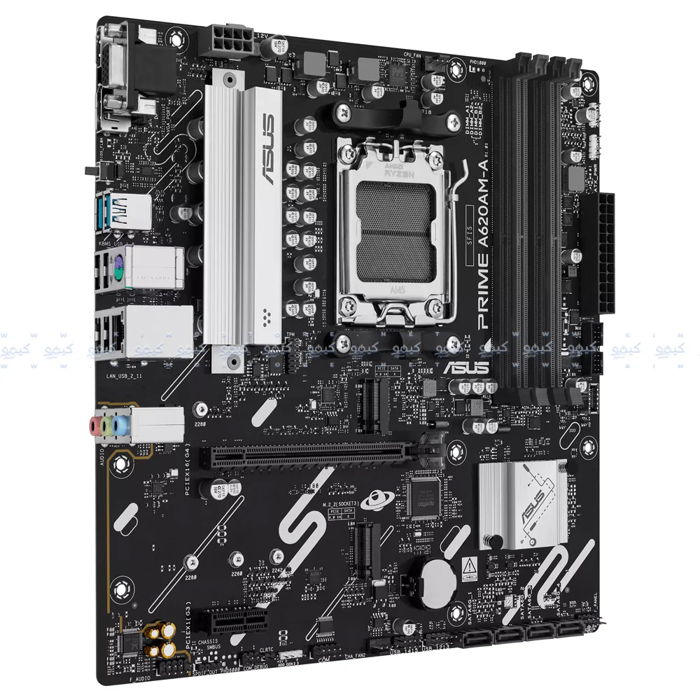 ASUS PRIME A620AM-A-CSM DDR5 Motherboard AM5 - Image 4