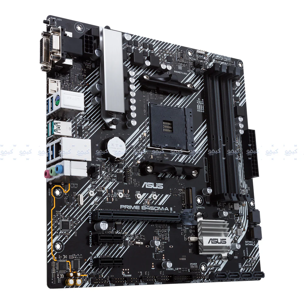 ASUS Prime B450M-A II Motherboard DDR4 AM4 - Image 2
