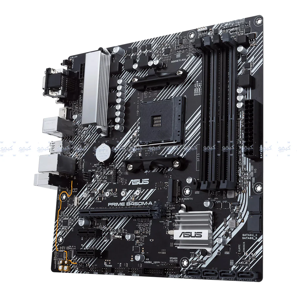 ASUS Prime B450M-A II Motherboard DDR4 AM4 - Image 3
