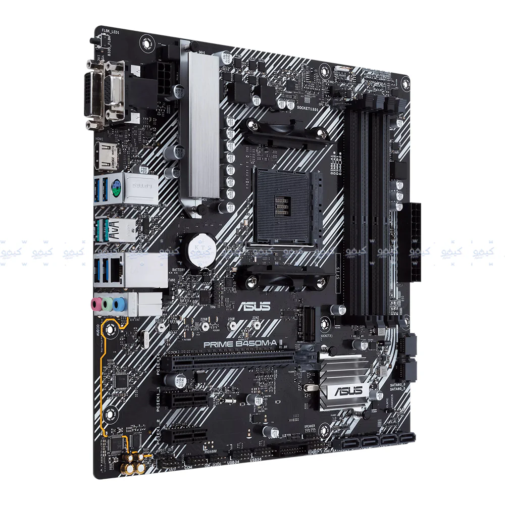 ASUS Prime B450M-A II Motherboard DDR4 AM4 - Image 4