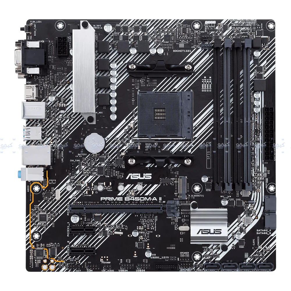 ASUS Prime B450M-A II Motherboard DDR4 AM4 - Image 5