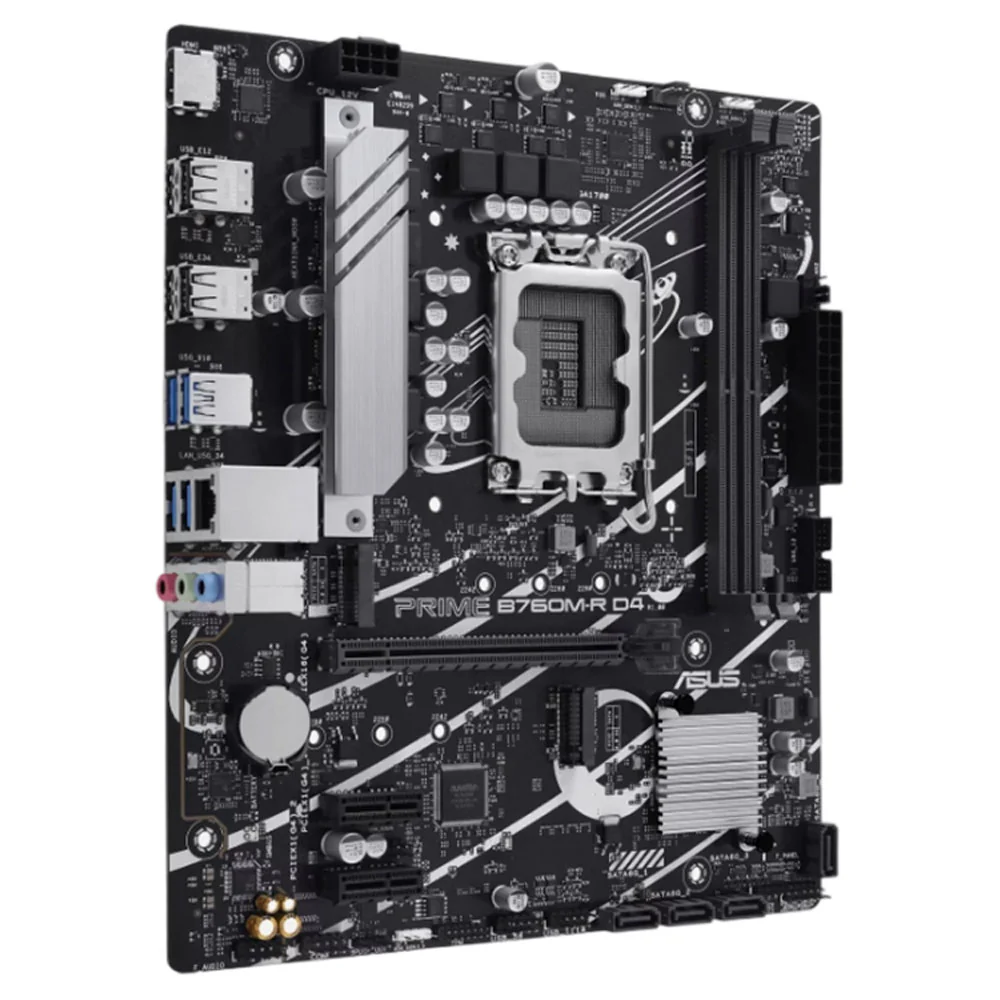 ASUS PRIME B760M-R D4 DDR4 Motherboard LGA 1700 - Image 3