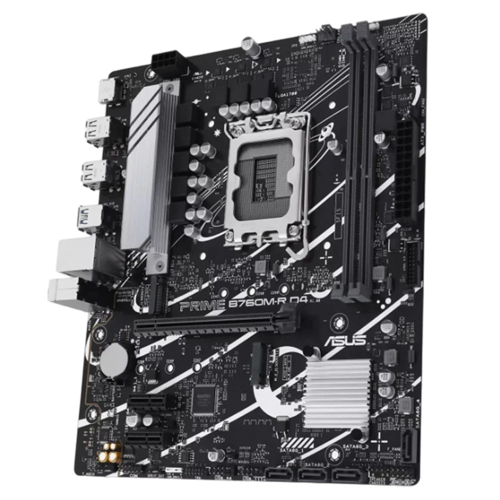 ASUS PRIME B760M-R D4 DDR4 Motherboard LGA 1700 - Image 4