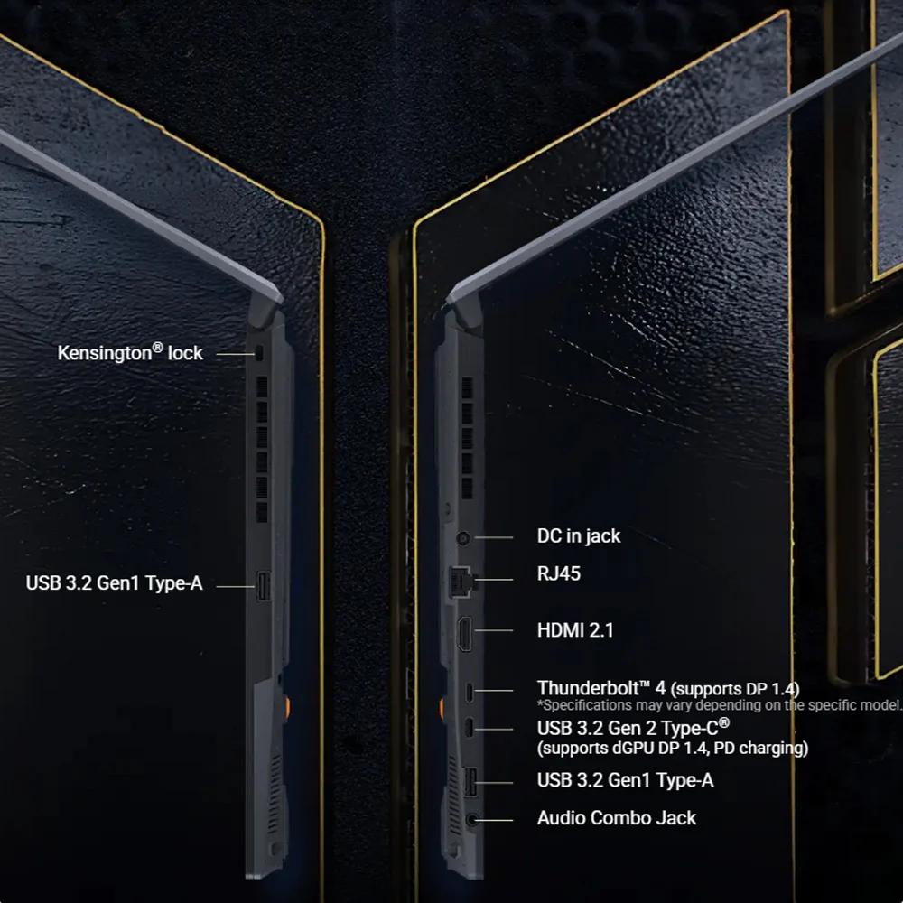 ASUS TUF Gaming F16 FX607VU-RL165W Laptop (Intel Core 5-210H - 16GB Ram - M.2 NVMe 512GB - Nvidia RTX 4050 6GB - 16.0 Inch WUXGA IPS - Win11) - Mecha Gray - Image 10