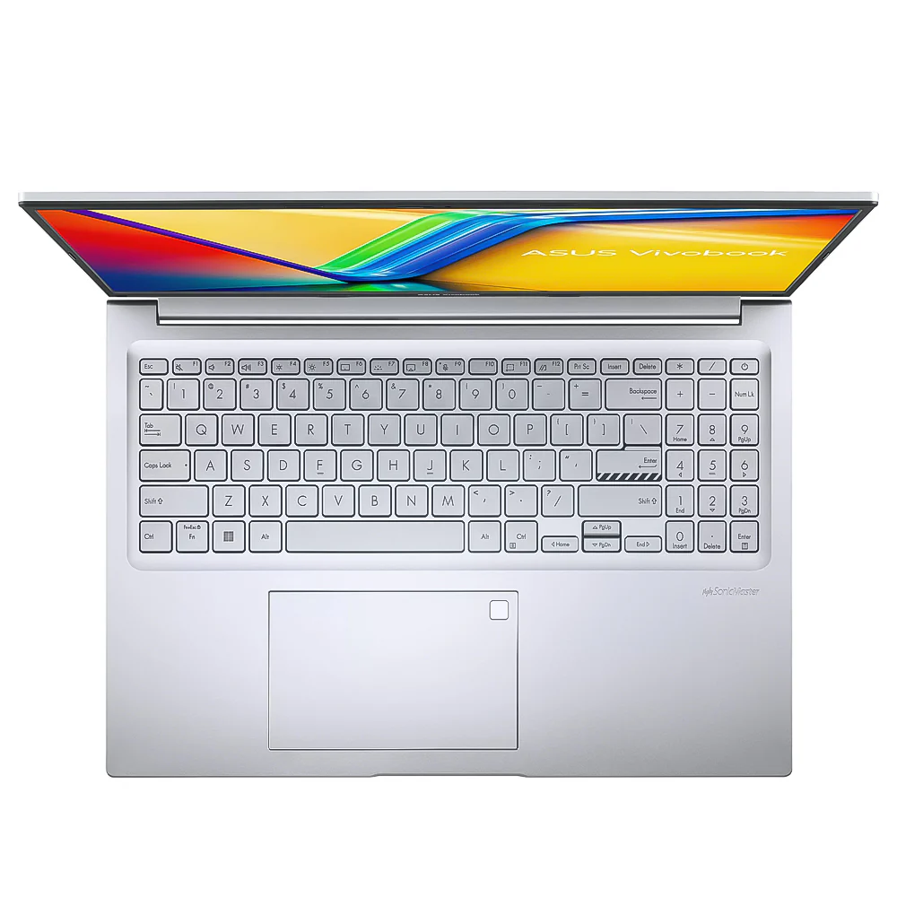 ASUS VivoBook 16 X1605VA-OACH565W Laptop (Intel Core i5-13420H - 16GB Ram - M.2 NVMe 512GB - Intel UHD Graphics - 16.0 Inch WUXGA 60Hz - Mouse - Backpack - Win11) - Cool Silver - Image 3