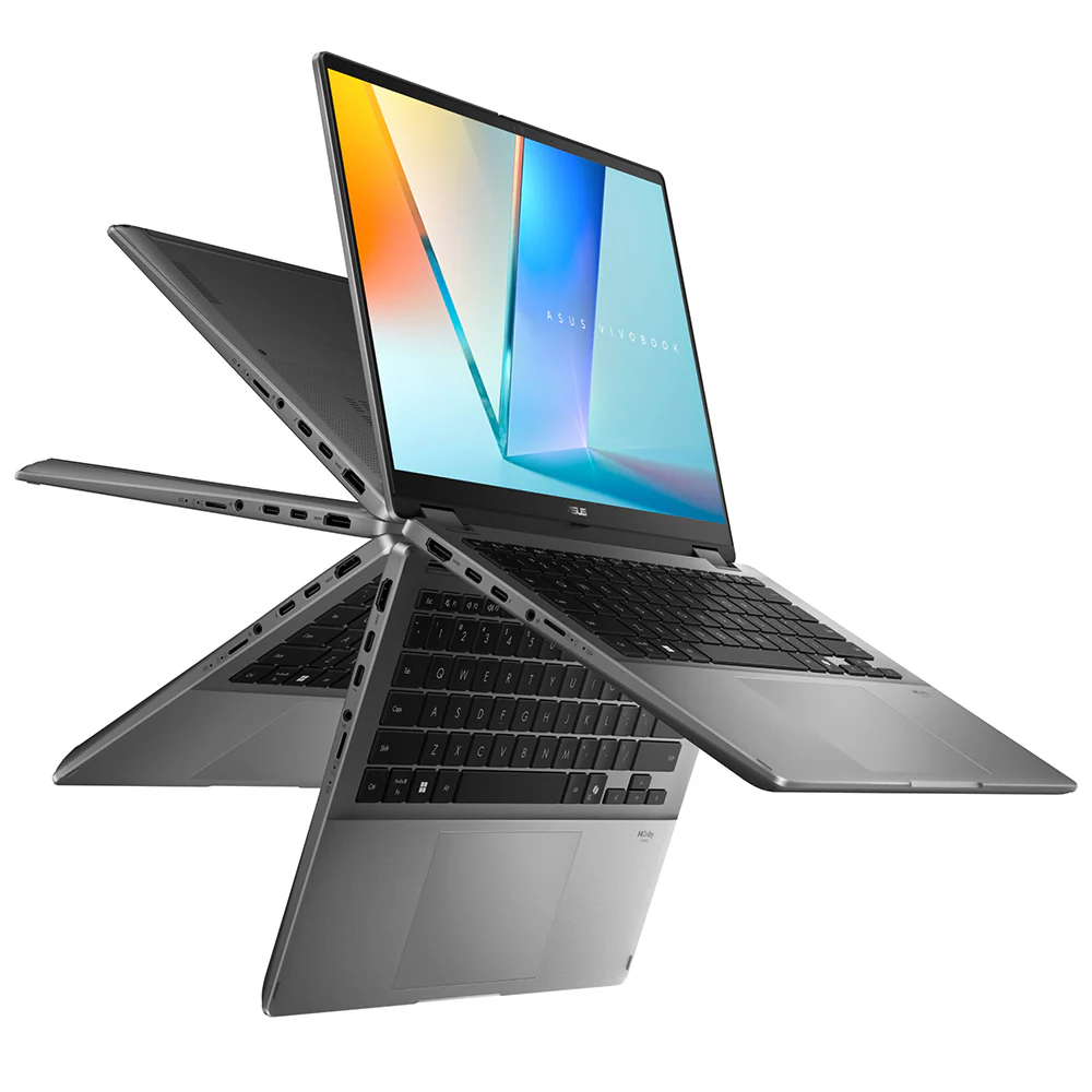 ASUS VivoBook Flip S14 TP3407SA-UL155W Laptop (Intel Core Ultra 5 226V - 16GB Ram - M.2 NVMe 512GB - Intel Arc 130V Graphics - 14.0 Inch WUXGA 60Hz - Win11) - Matte Gray - Image 10