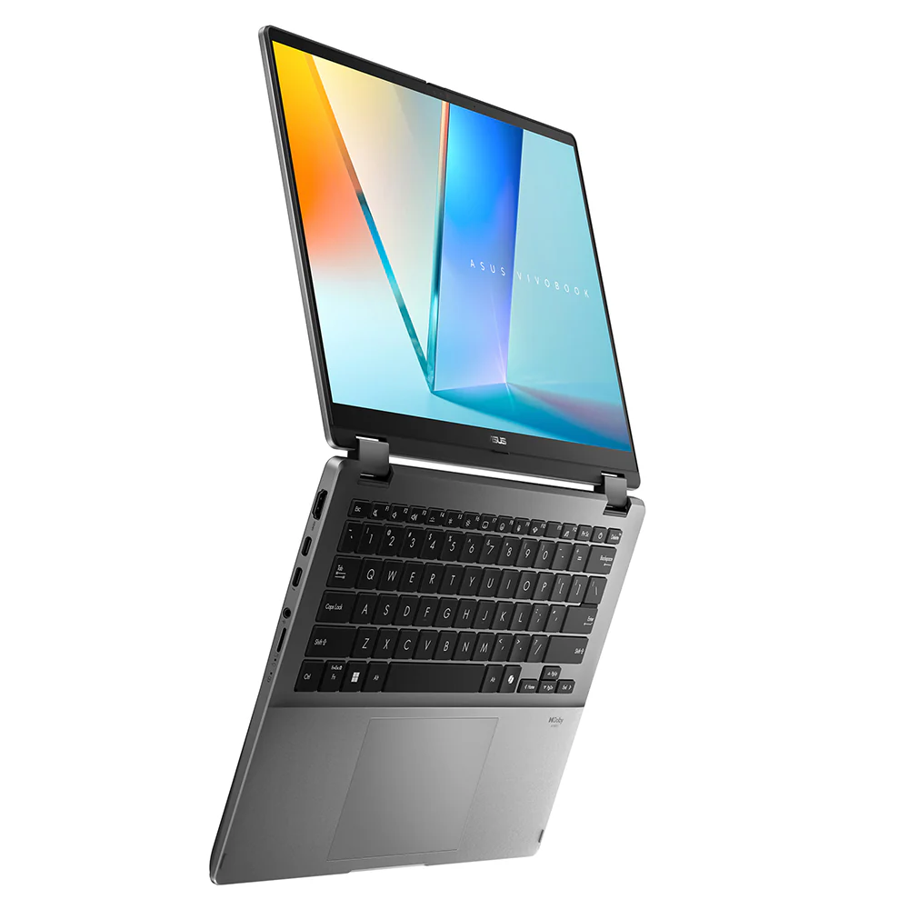 ASUS VivoBook Flip S14 TP3407SA-UL155W Laptop (Intel Core Ultra 5 226V - 16GB Ram - M.2 NVMe 512GB - Intel Arc 130V Graphics - 14.0 Inch WUXGA 60Hz - Win11) - Matte Gray - Image 6
