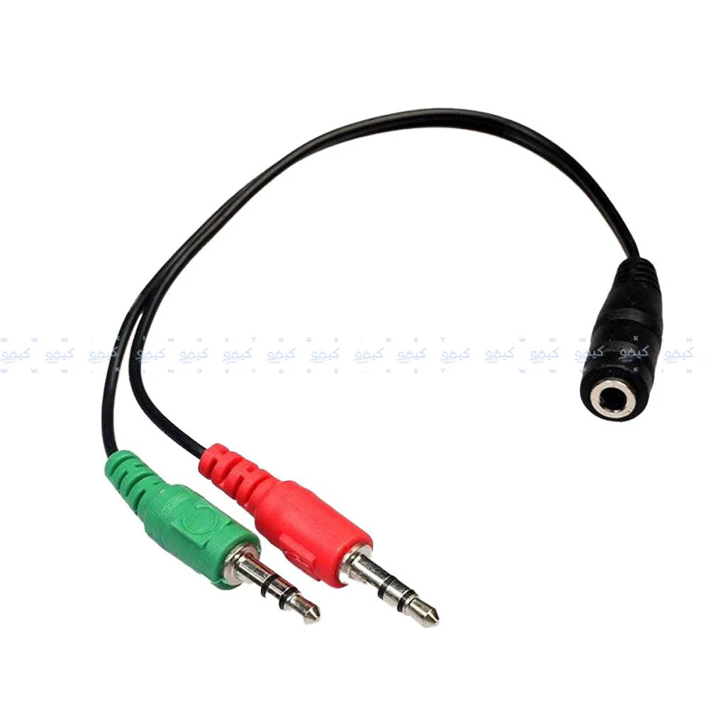 Audio Female To 2 Audio Male Converter - Image 2