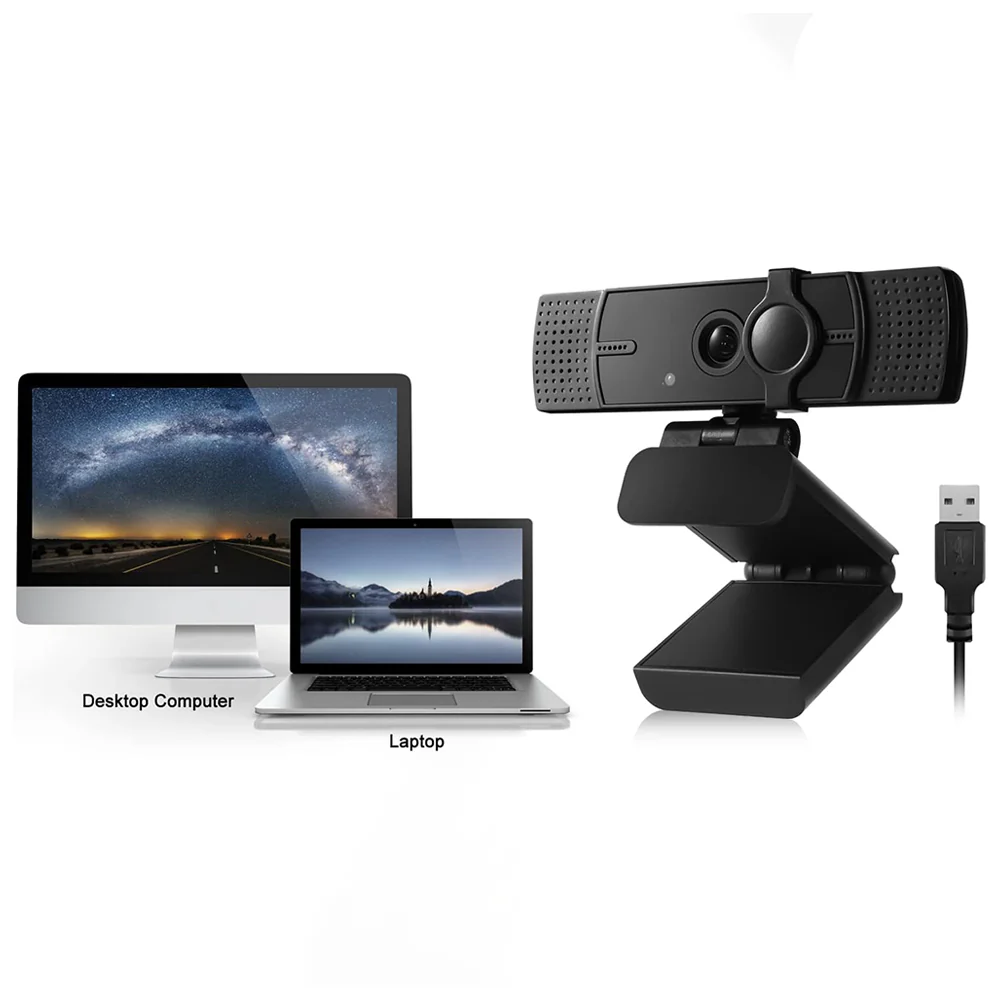 AUKEY FHD Webcam With Cover - Image 2